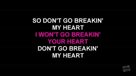 don't break my heart song lyrics|don't breaking my heart lyrics.